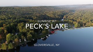 Sunrise at Pecks Lake Gloversville NY [upl. by Ardyth]