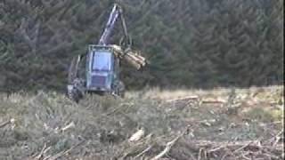 Timberjack 1010 forwarder [upl. by Ahsauqram]