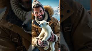 Polar Bear Cub on an Ice Floepolarbear arctic nature [upl. by River]