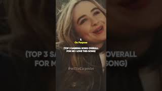 MOST underrated Sabrina Carpenter songs sabrina shorts [upl. by Zeni292]