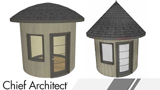 Creating a Domed Roof for a Round or Circular Building [upl. by Emmerie]