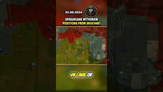 🚨 CRITICAL UPDATES UKRAINIANS WITHDRAW POSITIONS FROM SKUCHNE shorts ukraine russia viral [upl. by Ellevehc]