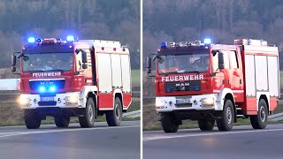 2x TLF3000 amp SLF1500 Werkfeuerwehr RWE auf Einsatzfahrt zur überörtlichen Hilfe [upl. by Proffitt]