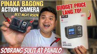 PINAKA MURANG ACTION CAMERA  Katapat at TATALO sa iBang BRAND  PANG VLOGGING amp MOTOVLOG [upl. by Eppie]