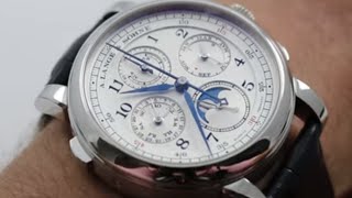 A Lange amp Sohne 1815 Rattrapante Perpetual Calendar 421025 Watch Review [upl. by Clyve40]