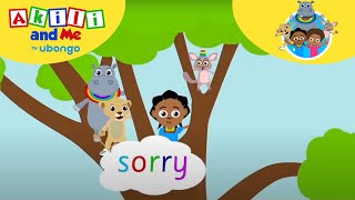 Akili learns to say sorry  Akili amp Me  Learning videos for kids [upl. by Osterhus837]