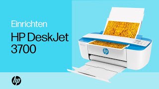 Einrichten eines Druckers der HP DeskJet 3700 Serie [upl. by Wileen463]