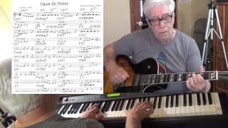 Agua De Beber  guitar amp piano cover bossa nova  Antonio Carlos Jobim  Yvan Jacques [upl. by Ned]