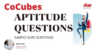 CoCubes Aptitude Questions amp Solutions  Sample Questions with Short Tricks  AON Platform  MUST DO [upl. by Johannessen]