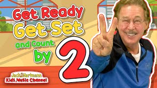 Get Ready Get Set Lets Count by 2s  Exercise Song for Kids  Jack Hartmann [upl. by Colton]