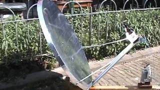 Solar Water Heater from junkyard satellite dish [upl. by Rodina]