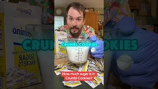 Crumbl Cookies Have So Much Sugar 🤯 Part 1 shorts crumbl cookies science food review [upl. by Placido]