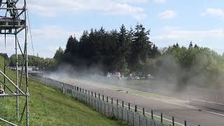 BIG CRASH  Spa 6h WEC [upl. by Adnov84]