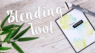 How to Use the Sizzix Blending Craft Tool [upl. by Ragde]