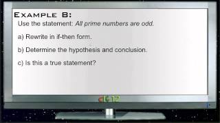 If  Then Statements Examples Basic Geometry Concepts [upl. by Llehsyt354]