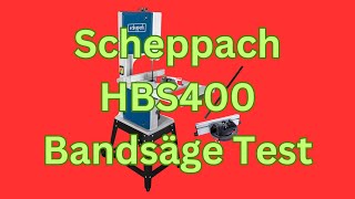 Scheppach HBS400 Bandsäge Test [upl. by Misak455]