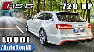 LOUDEST AUDI RS6 C7 in the WORLD  REVS ONBOARD amp EXHAUST SOUND by AutoTopNL [upl. by Ynagoham]