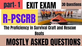 PSCRB refresher exit exam Questions and answers PSCRB refresher DG Shipping Exit Exam Questions [upl. by Naugan]