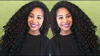 Model Model Twin Deep Crochet Braids [upl. by Pacificia]