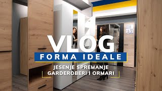 Forma Ideale VLOG  IDEALAN DOM  Jesenje spremanje  garderoberi i ormari [upl. by Doy]