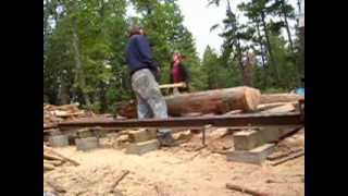 Homemade Band Sawmill [upl. by Latsyrhc]