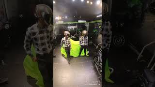 Twins Brother 😍 superbike kawasaki youtubeshorts viralvideo zx10r [upl. by Arahas663]