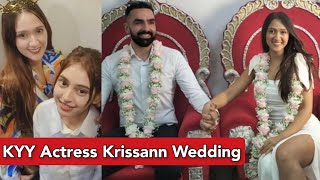 Kaisi Yeh Yaariaans Aliya aka Krissann Barretto Gets Married Niti Taylor Congratulates Her [upl. by Gladdy]