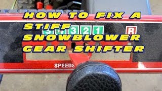 How To Fix A Snowblower That Wont Shift Gears [upl. by Wein]