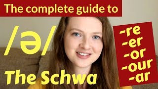 HOW to PRONOUNCE the SCHWA ə [upl. by Kirsteni]