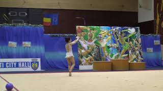 Clara Stefan CSS Triumf Bucuresti Ball CN Ritmica 2020 [upl. by Kerrison]