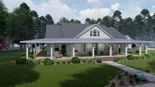 COUNTRY HOUSE PLAN 940100095 [upl. by Ahsac450]