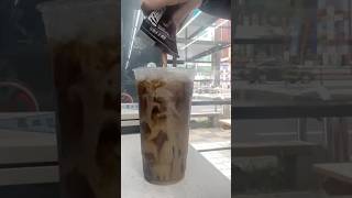 Hazelnut Coffee amp Hershey’s chocolate Milk shorts asmr korea drink hazelnut coffee [upl. by Alla]