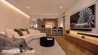 Inside A Modern Scandi Transformation Of A 45YearOld HDB Flat [upl. by Lamoureux]