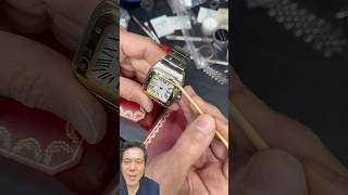 How to tell the difference between a real and fake Cartier Santos rolex watches [upl. by Iemaj440]