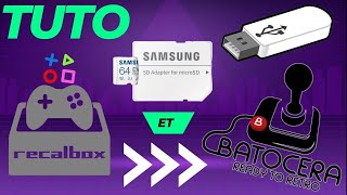 TUTO RECALBOX ET BATOCERA  CRÉER UNE CARTE SD OU CLEF USB [upl. by Eladnor789]