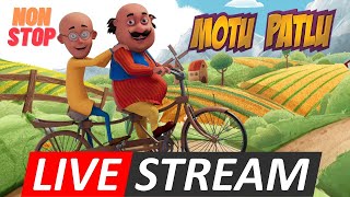 🛑LIVE 🎞️🎥 3 Hours Non Stop Motu  Patlu  मोटू पतलू  motupatlu motupatlukijodi motupatlucartoon [upl. by Alain]