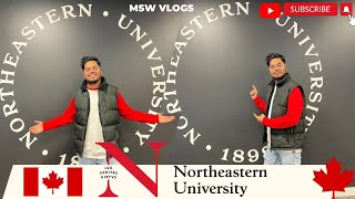 Northeastern University Toronto Canada 🇨🇦 Campus Tour  msw vlogs northeasternuniversity toronto [upl. by Kareem]