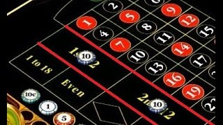 Roulette strategy on two Dozen with a 1 2 3 4 5 betting sequence [upl. by Jule]