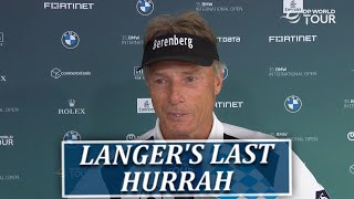 Bernhard Langer Emotional After Final Euro Tour Event In Germany [upl. by Ttenneb]