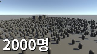 간단하게 2000명 서버 테스트 [upl. by Leinto]