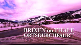 Ortsdurchfahrt Brixen im Thale [upl. by Wennerholn]