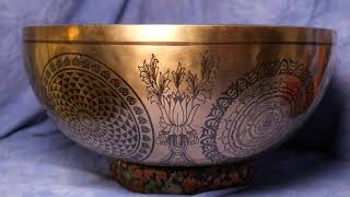 RARE PERFECT PITCH GIANT C NOTEROOT CHAKRA OM BOWL  AVAILABLE AT WWWTEMPLESOUNDSNET [upl. by Etka]