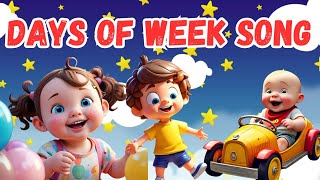 7 Days of the Week Song For Kindergarten Learning Poem For Toddlers  Kids Nursery Rhymes [upl. by Atiuqrahs482]