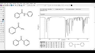 ejercicio IR con grupos cetonas amidas y carbonilos [upl. by Haze]