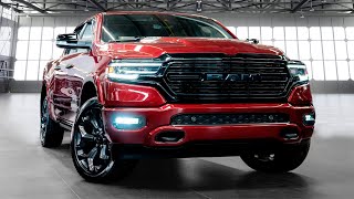 Ram 1500 Limited 2023 red pearl night edition  in depth Walkaround [upl. by Yllod750]