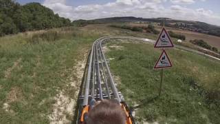 Descente en luge au parc de olhain [upl. by Inna]