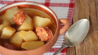 Patatas a la riojana  Rezetas de Carmen [upl. by Batha]