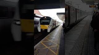 Stevenage Railway Station Train [upl. by Acirne176]