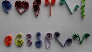 How to Make Basic Quilling Scrolls  Tutorial Part 2 for Beginners [upl. by Nnel]