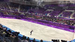 現地映像☆宇野昌磨選手フィギュアスケート男子SP平昌オリンピック羽生結弦選手の金メダル確定まで2018年2月17日 [upl. by Gotcher164]